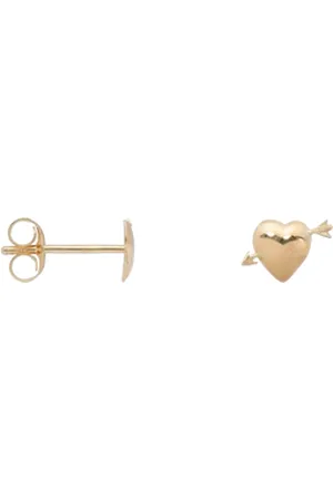 ANNA + NINA Single Cupid Stud Earring