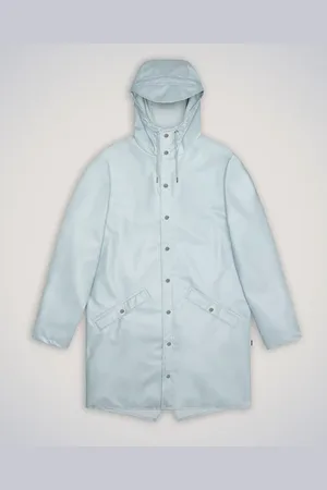 Rains Unisex Long Jacket In Wind - Xs