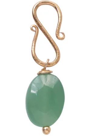 A Beautiful Story Aventurine Plated Faceted Gemstone Pendant