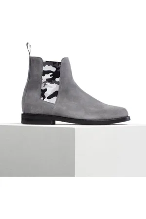 Duke & Dexter Grey Storm Chelsea Boots - 40