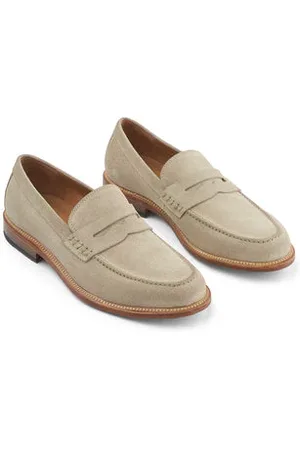 Sand Italian Suede Loafer - 41