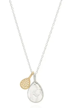 Anna Beck Classic Ham Dot Double Drop Necklace