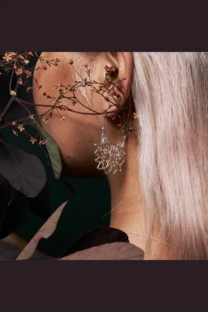 INDIA N Tiger Line Earrings