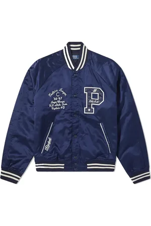 Ralph Lauren Lined Varsity Jacket Aviator - L