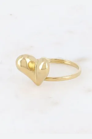 Bohm Paris Domed Heart Ring