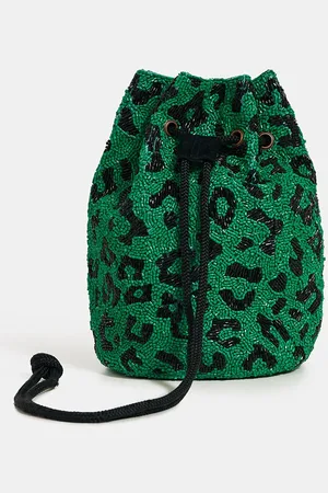 Essentiel Antwerp Small Enquiry Beaded Bucket Bag