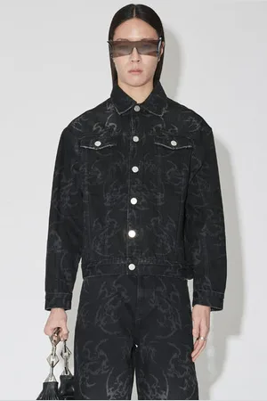 HAN Kjøbenhavn Laser Tribal Denim Jacket - Extra Large