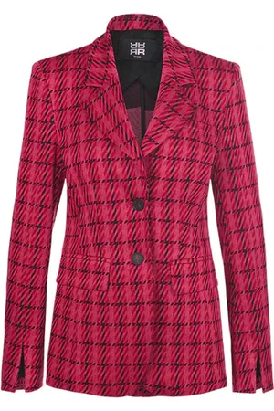 Riani Heartbeat Patterned Jersey Blazer 371220 5415 Col 360 - 40/uk14