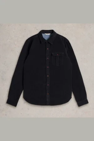 White Stuff Griffin Cord Shirt - Dark - L