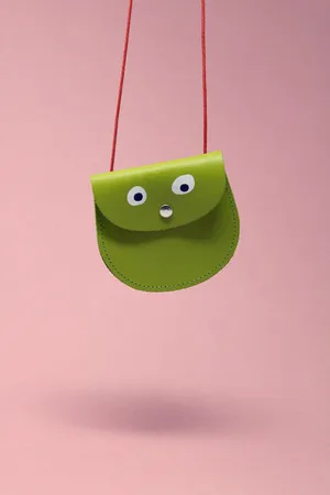Ark Colour Design Apple Googly Eye Pocket Money Purse
