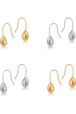 Big Metal London Salome Drop Earrings - Silver