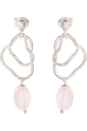 A Beautiful Story Earrings Fascinated - Rose Quartz - - 35 Cm