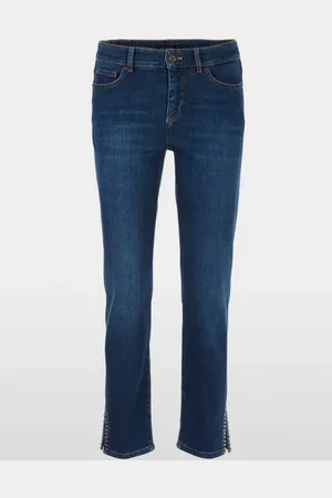 Marc Cain Wigan Jeans With Rhinestones Xc 82.14 D31 Col 357 - 1