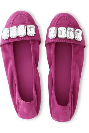 Kennel & Schmenger Flat Pink Suede Malu Shoes - 4.5