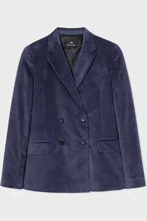 Paul Smith Velvet Double Breasted Blazer - It44 - Uk12