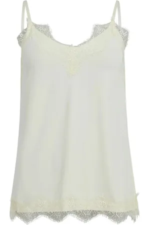 CC Heart Off Lace Cami Top - Uk 12