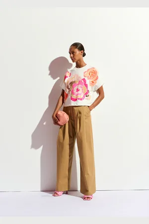 Essentiel Antwerp Wide Leg Pants Ota Cappuccino - - 34/ Xs
