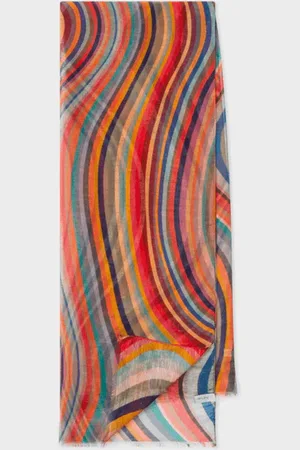 Paul Smith Modal And Silk Blend Swirl Scarf W1a_756e_As62 - One Size