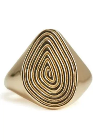 Rachel Entwistle Spiral Signet Ring - N