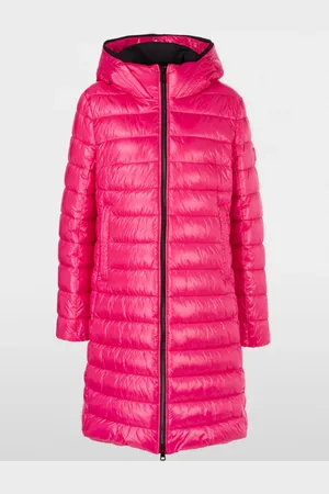 Marc Cain Rethink Together Padded Coat In Dragon Fruit Xs 11.05 W43 Col 244 - 1
