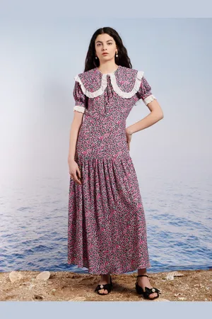 Sister Jane Sea Grass Midi Dress - L / Floral