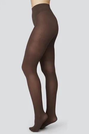 Swedish Stockings Olivia Premium Tights | 60 Denier | Dark - M