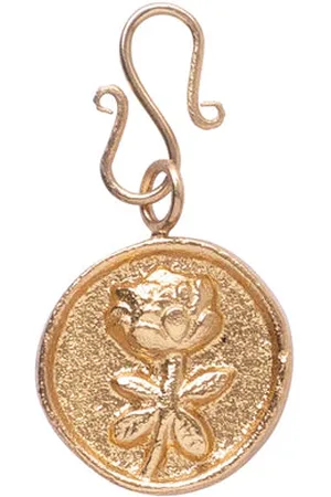 A Beautiful Story Rose Vintage Coin Charm Plated