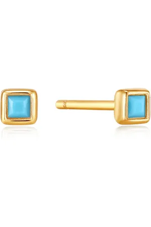ANIA HAIE Turquoise Square Stud Earrings