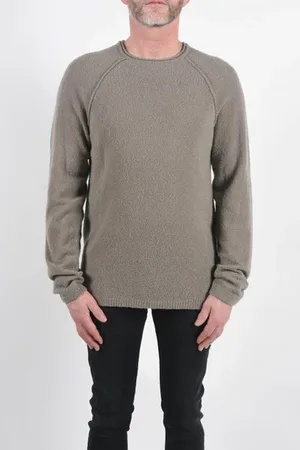 Daniele Fiesoli Boiled Wool Round Neck Knitted Sweater - Extra Large