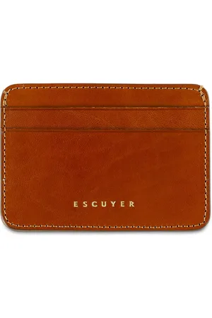 ESCUYER Cardholder Leather - Blue, Khaki, Cognac
