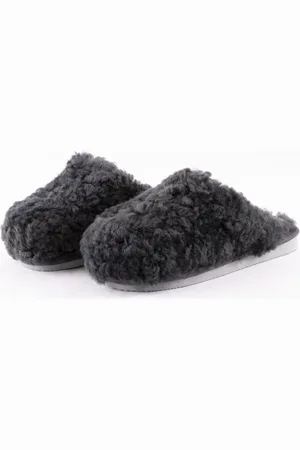Shepherd of Sweden Sheepskin Jenny Slipper In Grey - - Eu37 (Uk4)