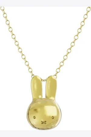 Miffy Mini Head Necklace 18ct Vermeil