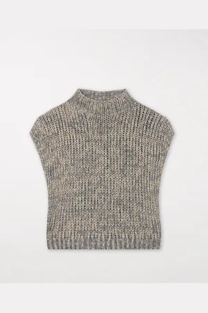 Luisa Cerano Boucle Slipover Heather Grey - Uk 14