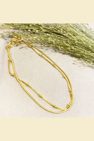Annie Mundy Yb-112/30 Double Chain Bracelet