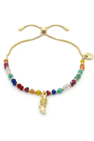 Boho Betty Macaw Charm Bracelet