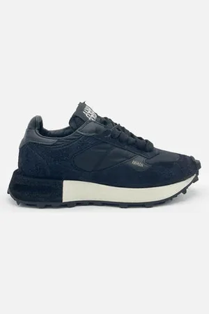 Akman Suede Bear/nylon Runner Navy/ - 41