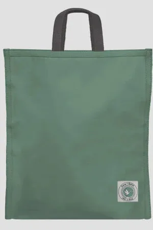 Cora + Spink Aqua Goat Tote