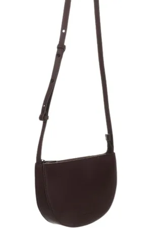Monk Farou Shoulder Bag In Dark Wood