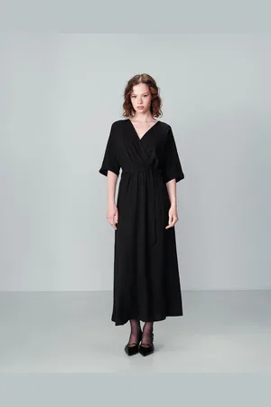 Grace & Mila Naya Dress In Noir - Xs