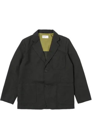 Universal Works Two Button Jacket In Upcycled Italian Tweed - Xl