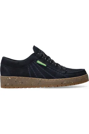 Mephisto Rainbow Marine Velours Suede Shoes - 41.5