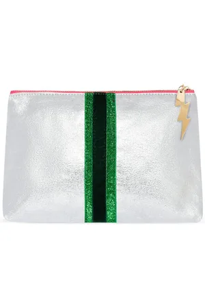 Cockatoo Sheeny Silver Clutch