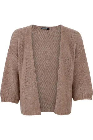 Black Colour Bccasey Puff Sleeve Cardigan