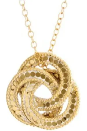 Anna Beck Woven Disc Necklace