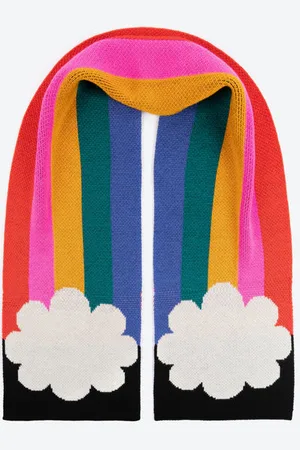 Miss Pompom X Tatty Devine Rainbow Scarf