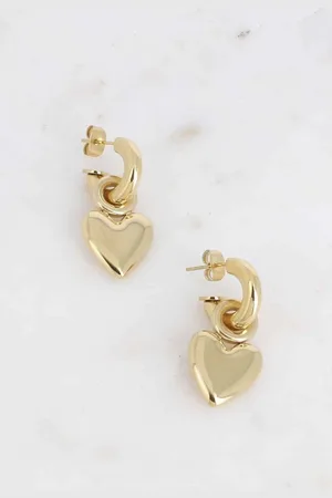 Bohm Paris Heart Pendant Earrings