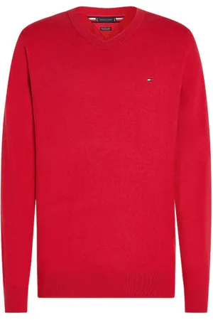 Tommy Hilfiger Sweater Man Mw0mw28046 Xlg - Rosso / S