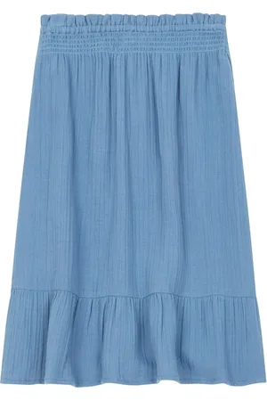 Hundred Pieces Long Organic Cotton Muslin Skirt - 4y