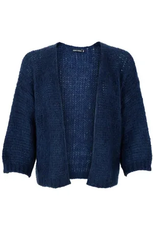 Black Colour Casey Knitted Cardigan