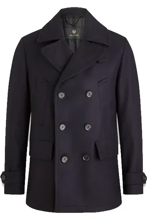 Belstaff Milford Peacoat Wool Cashmere Blend Ink - 52